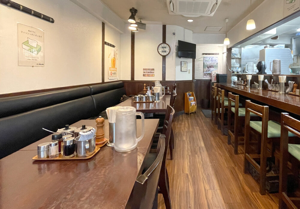 らーめん大慶の店内